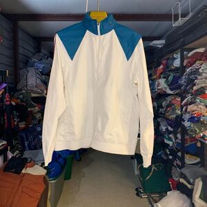 Vintage Y2K Nike Golf Zip Up Windbreaker Jacket w Hood Size Medium